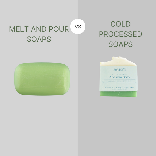 Melt and Pour Soap vs. Cold Processed Soap